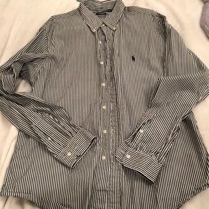 🖤Men’s RL Blk/Wht XL Stripes. custom fit. 🖤